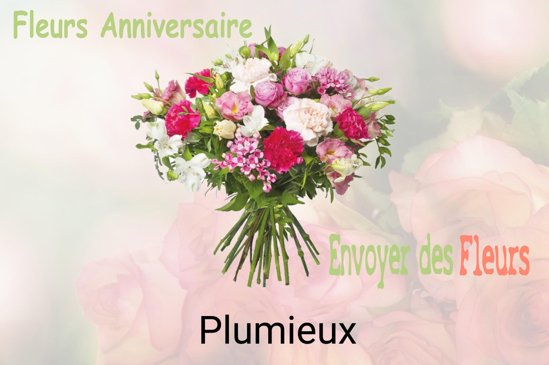 Bouquet de fleurs d’anniversaire livré à Plumieux